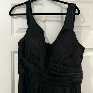 Sequence Black Gown Dress